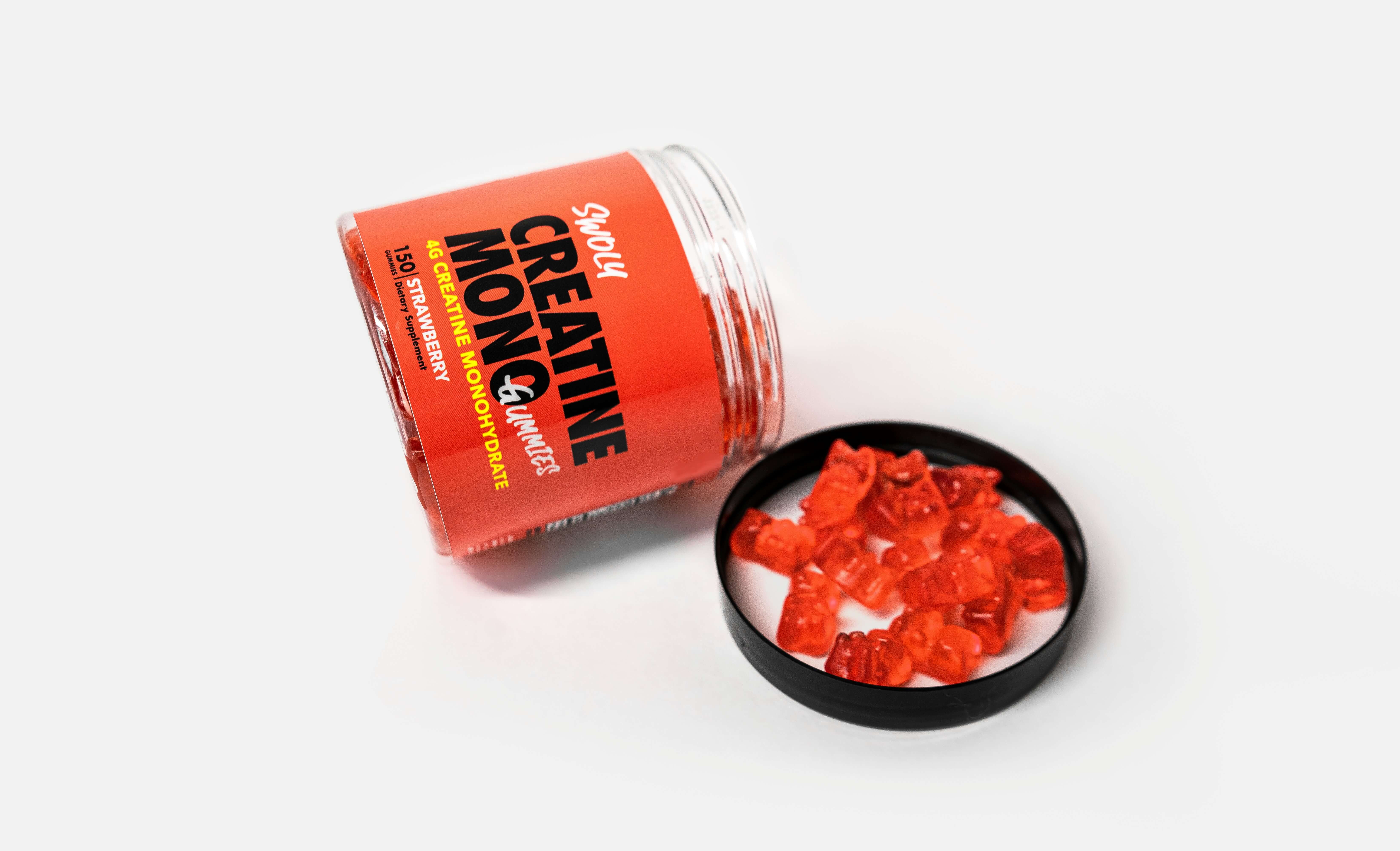 A can of creatine supplement. loading=lazy